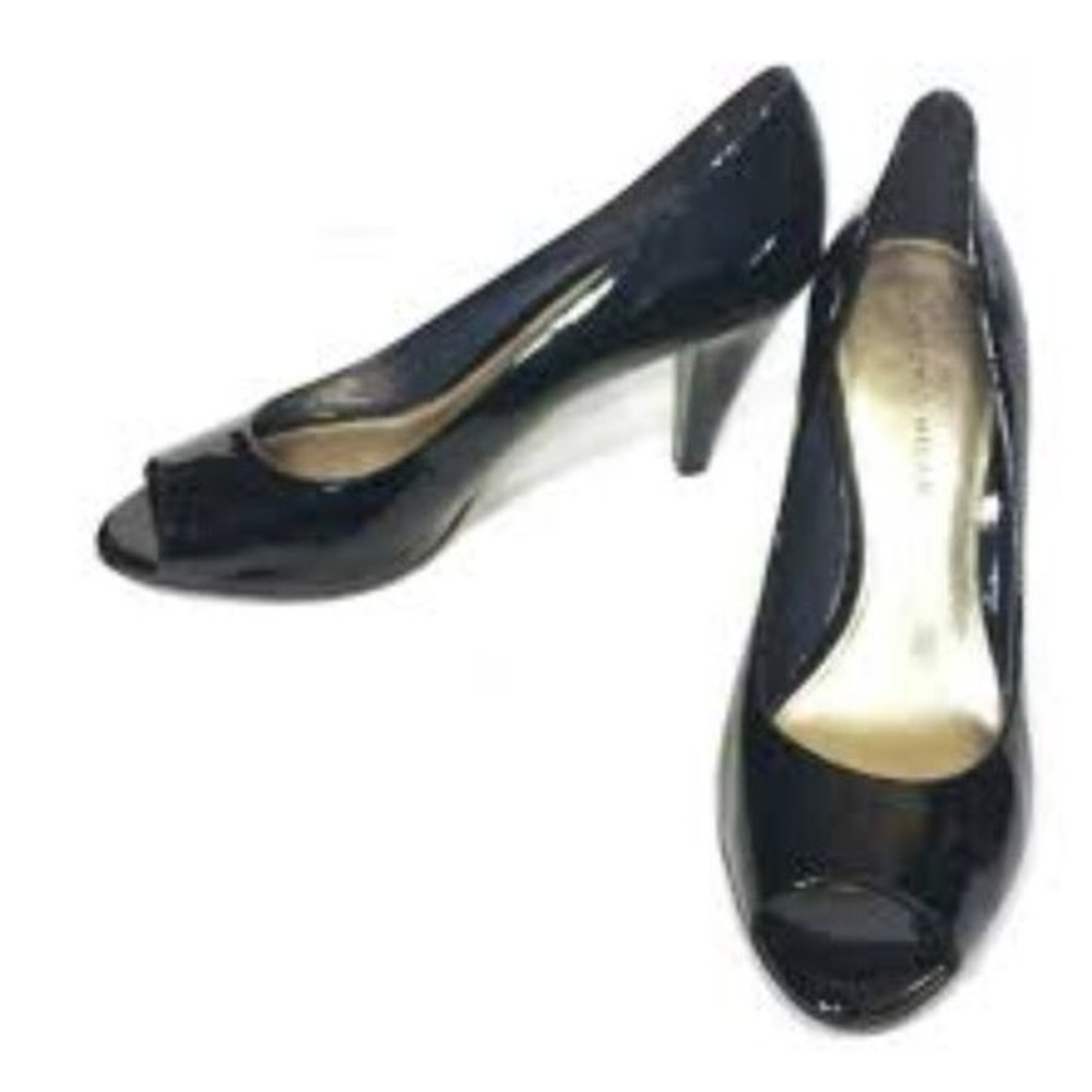 Antonio Melani Patent Peep Toe Pumps Heels Size 6.5